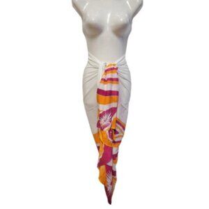Womens Sarong Cotton Wrap Handpainted Batik Wrapskirt Beach Pareo Beachwear -NEW